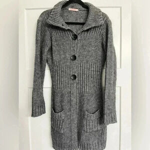 Mods Immagine collared Italian coat sweater sz M